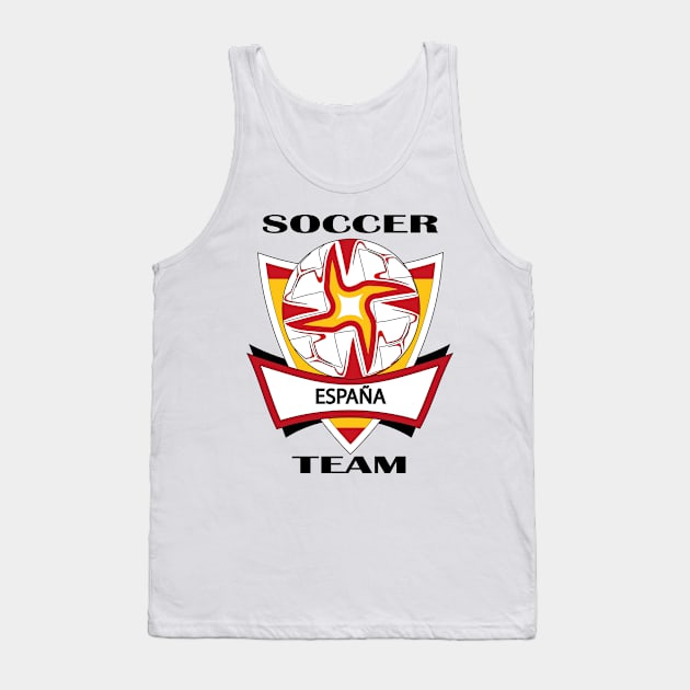 Spain Soccer Team Tank Top by GilbertoMS